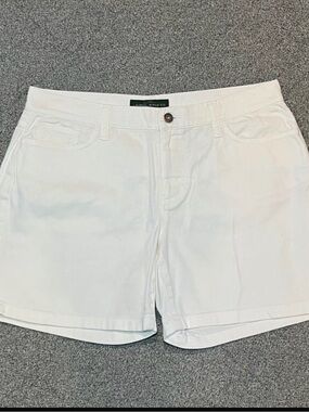 Lauren Ralph Lauren White Denim Jean Shorts